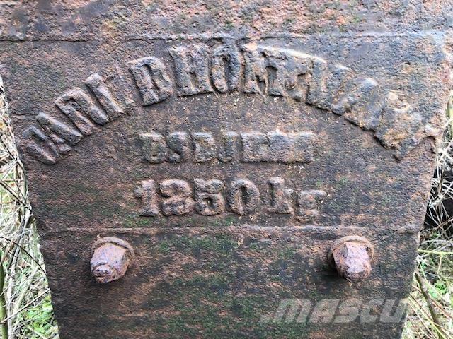  Rammeslag ca. 1250 kg مكونات أخرى