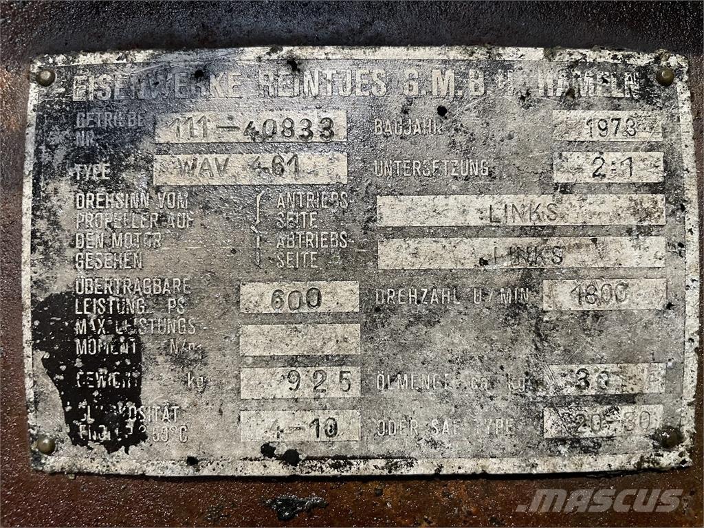 Reintjes WAV 461 Gear علب تروس