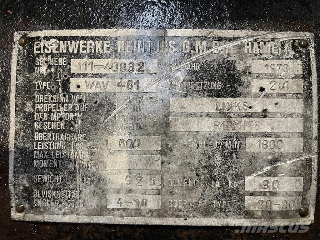 Reintjes WAV 461 Gear علب تروس