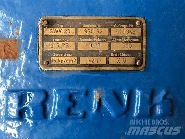 Renk Type SWV20 علب تروس