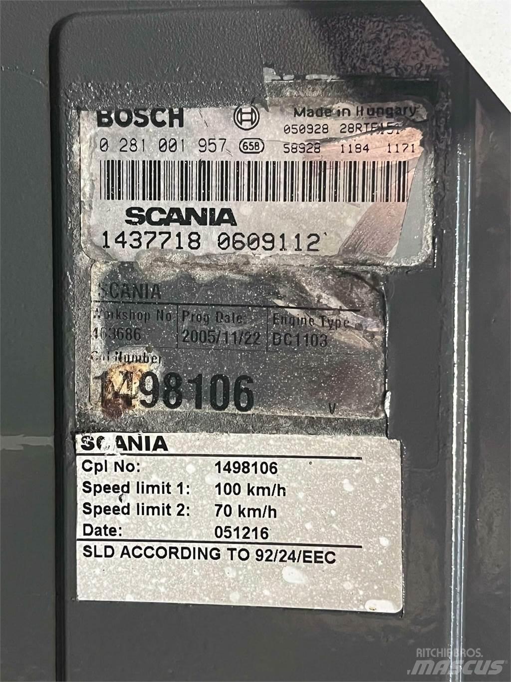 Scania DC11 03 B02 motor محركات