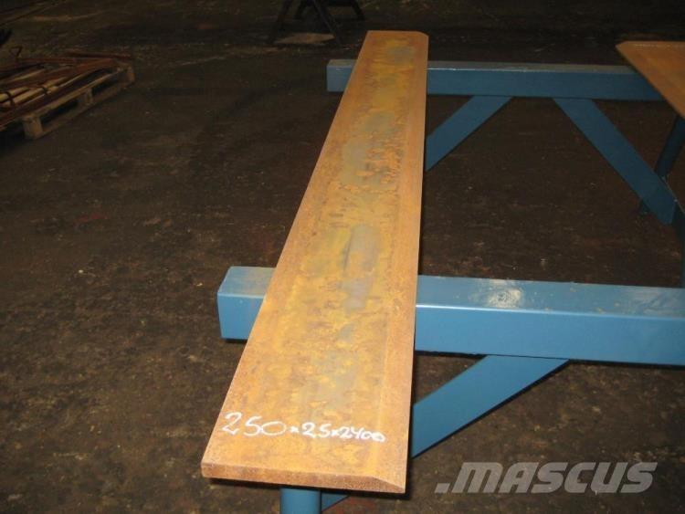  Skærstål 250x25x2300 mm معدات خطوط الأنابيب