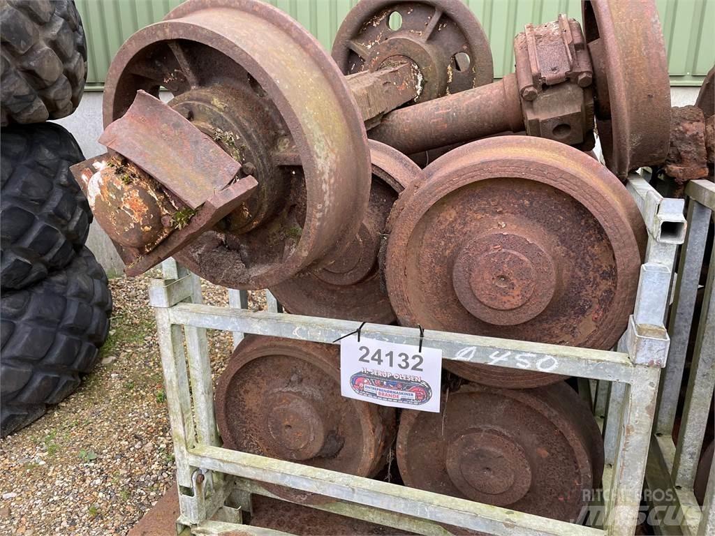  Skinnehjul ø450 mm + flange الإطارات والعجلات والحافات