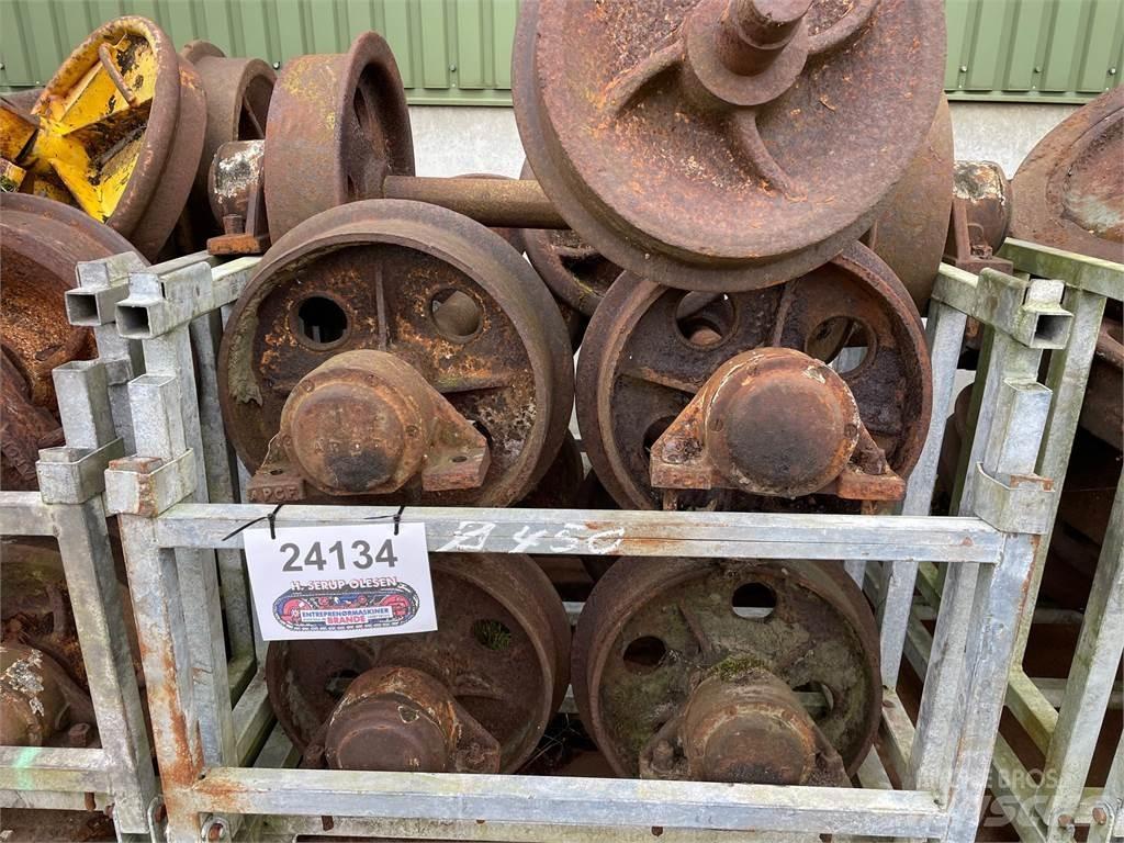  Skinnehjul ø450 mm + flange الإطارات والعجلات والحافات