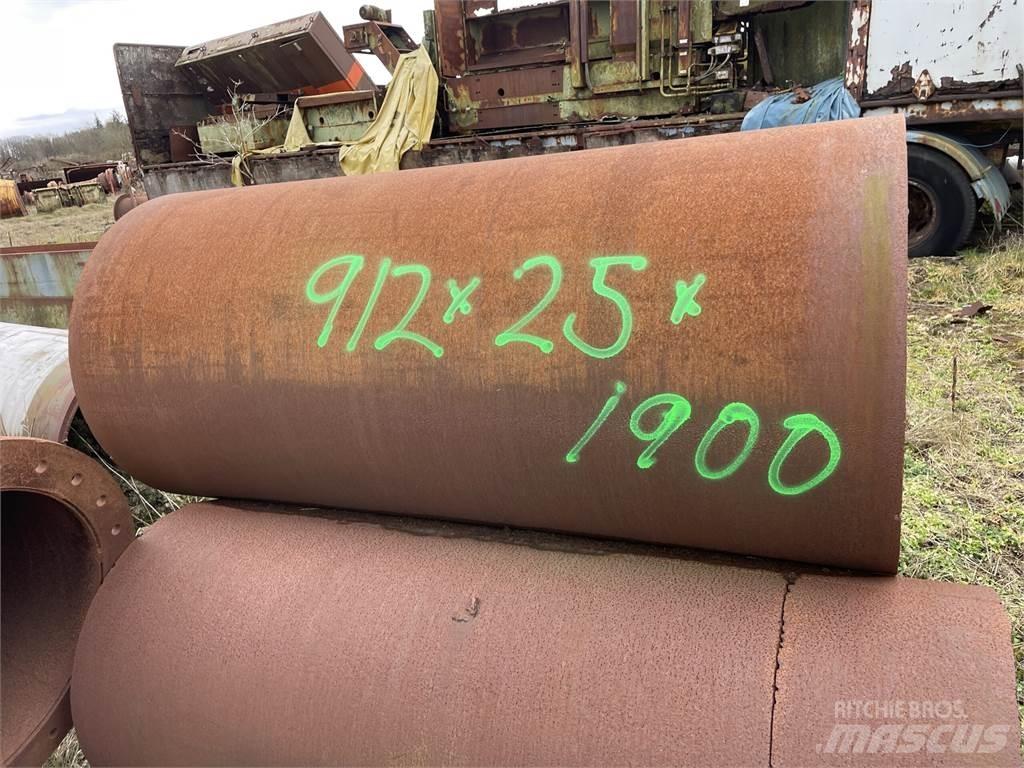 Stålrør ø912x25x1900 mm معدات خطوط الأنابيب