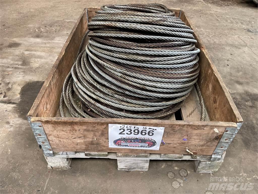  Stålwire Ø16 mm أجزاء ومعدات رافعات
