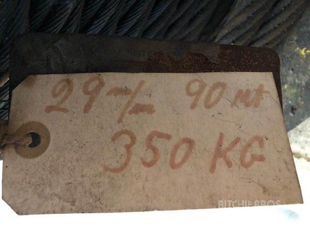  Stålwire Ø29 mm أجزاء ومعدات رافعات