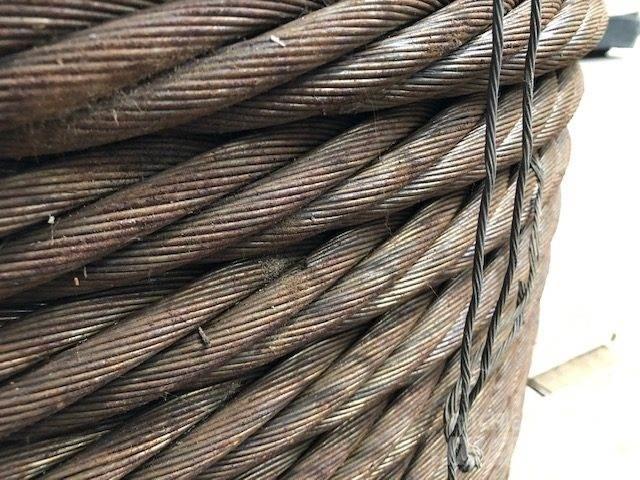  Stålwire Ø37 mm أجزاء ومعدات رافعات