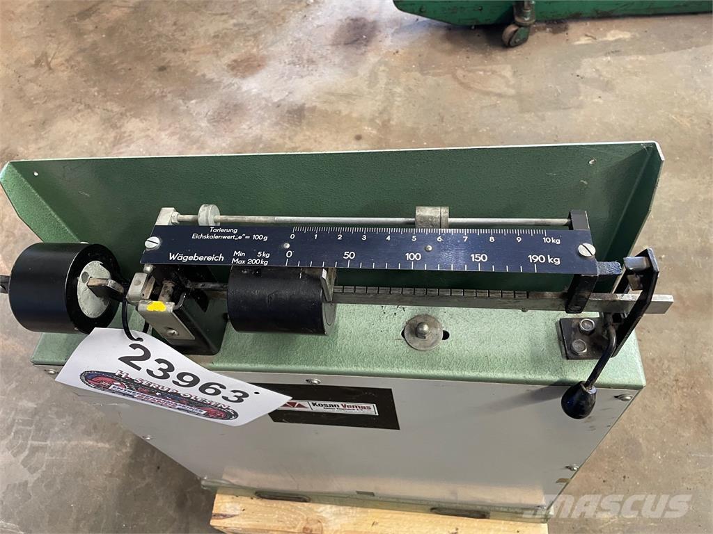  Vægt, mekanisk 200 kg مكونات أخرى