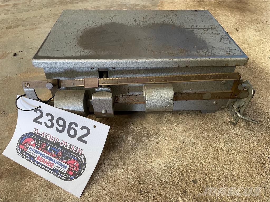  Vægt, mekanisk 50 kg مكونات أخرى