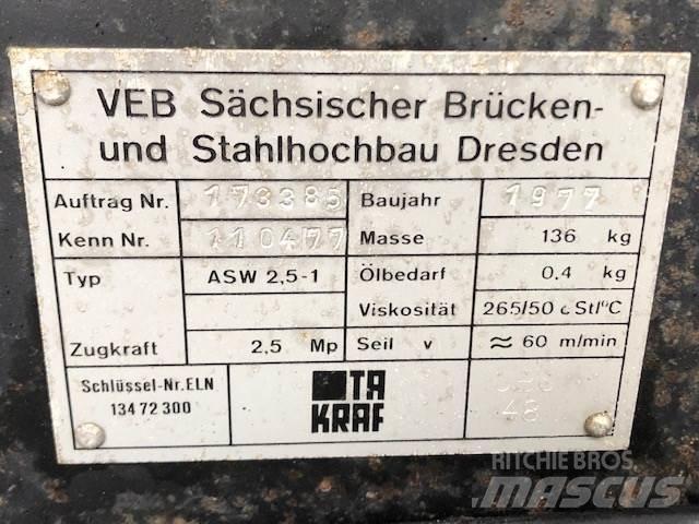 VEB spil - 2,5 T - 2 stk. المصاعد والرافعات المادية