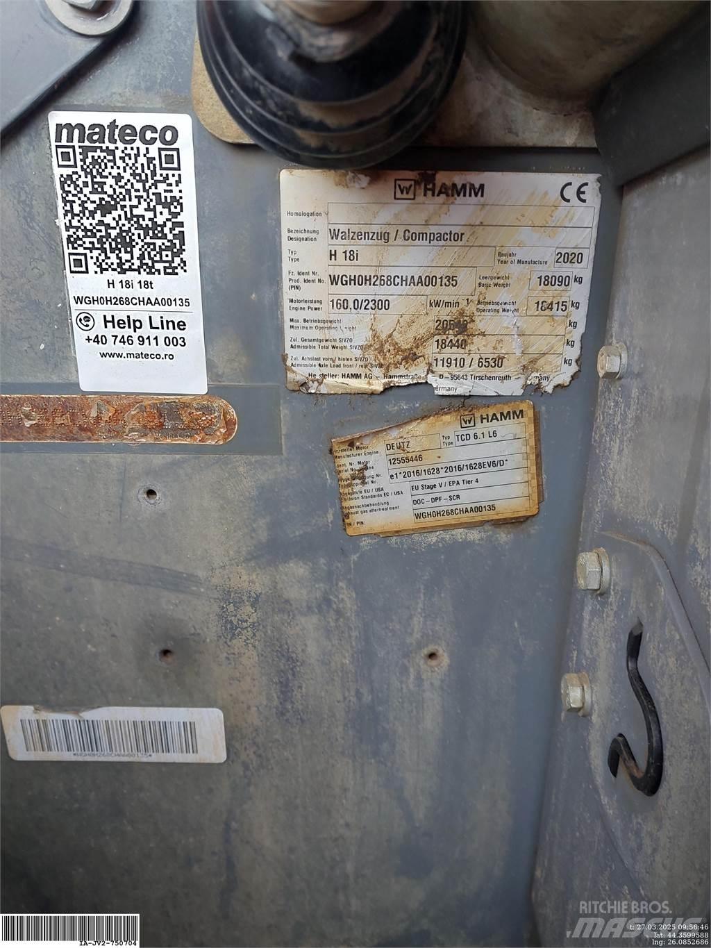 Hamm H 18i 18t مداحل متنوعة