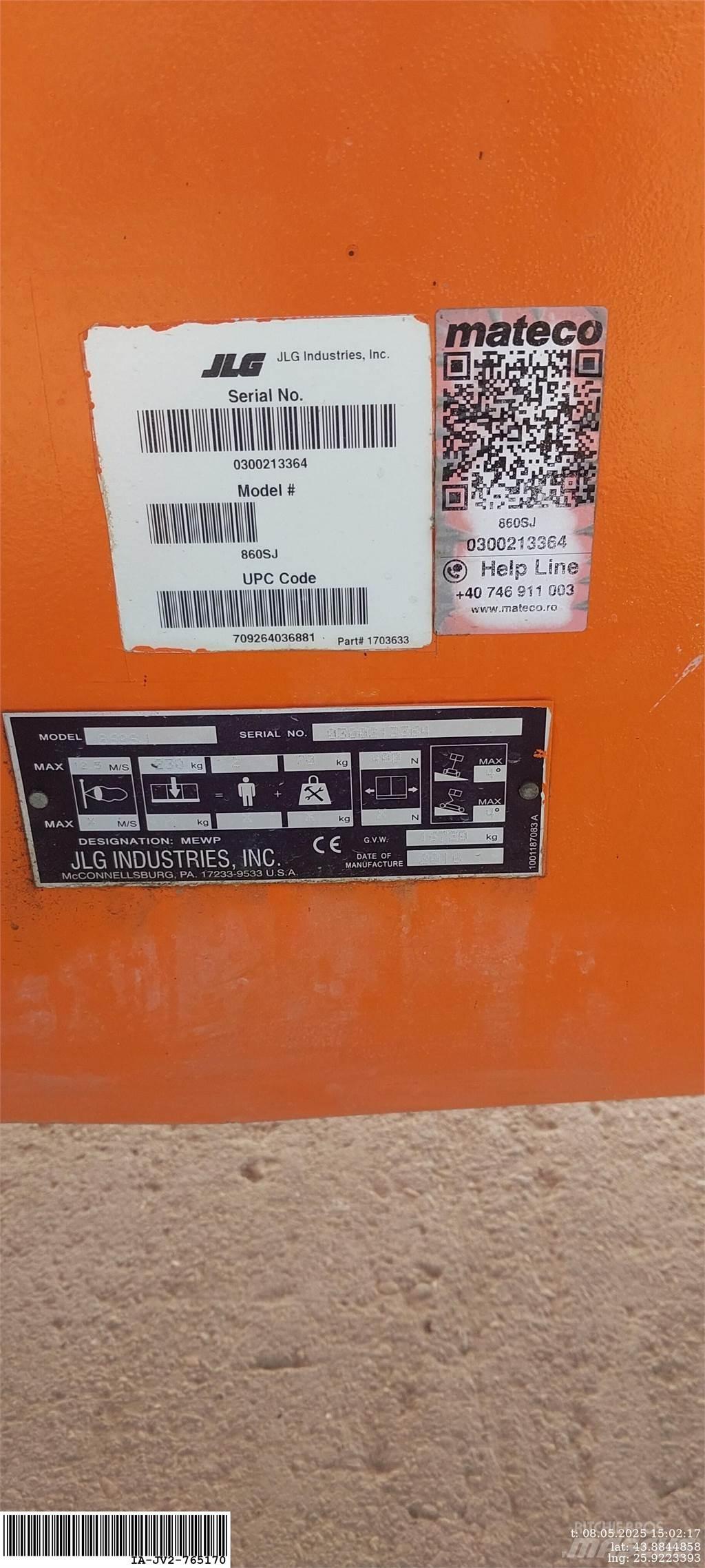 JLG 860SJ رافعات سلة مفصلية