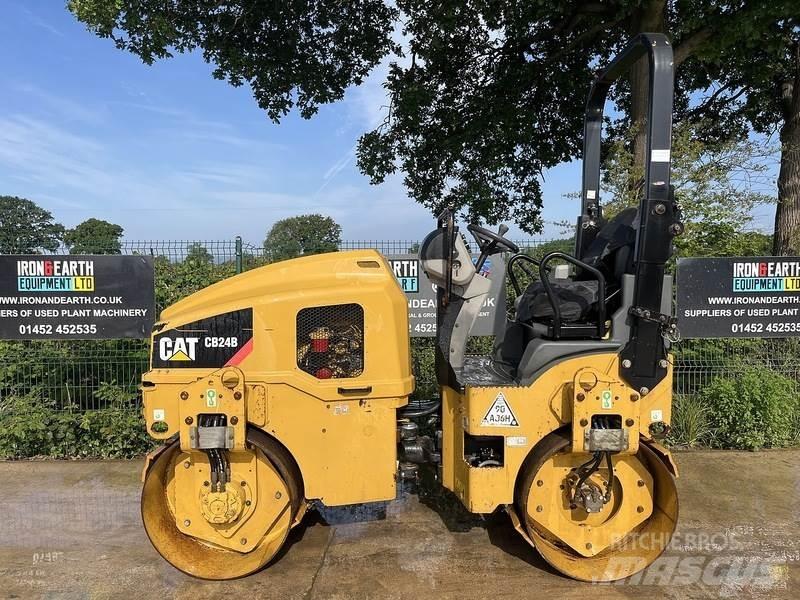 CAT CB24B Roller مداحل ثنائية الاسطوانة