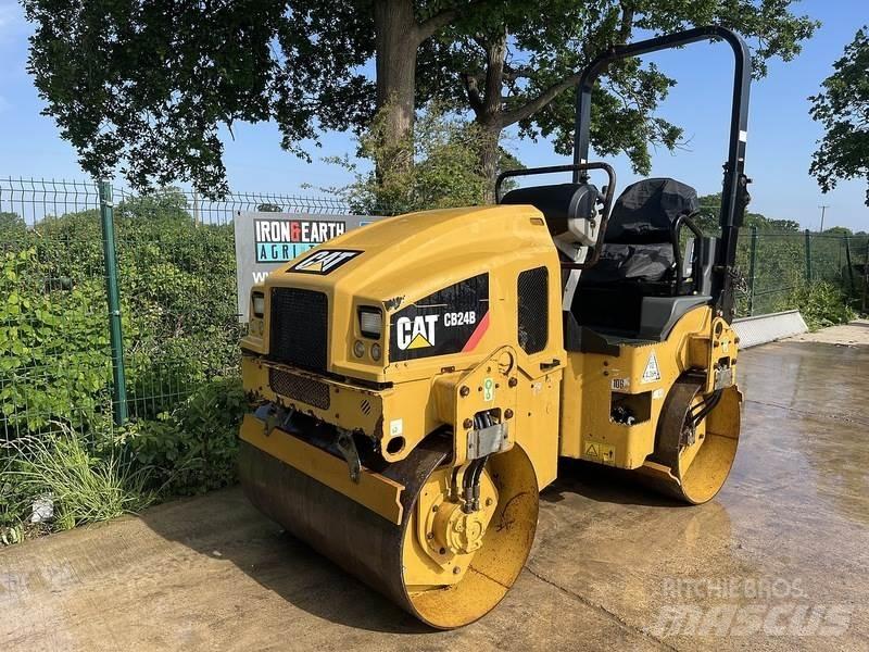 CAT CB24B Roller مداحل ثنائية الاسطوانة