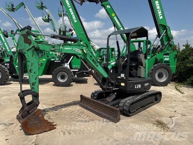 Bobcat E26 حفارات زحافة