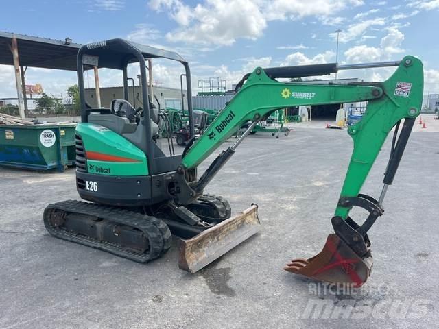 Bobcat E26 حفارات زحافة