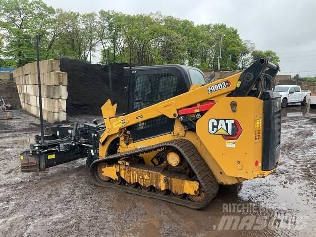 CAT 299D3 XE لوادر انزلاقية التوجيه