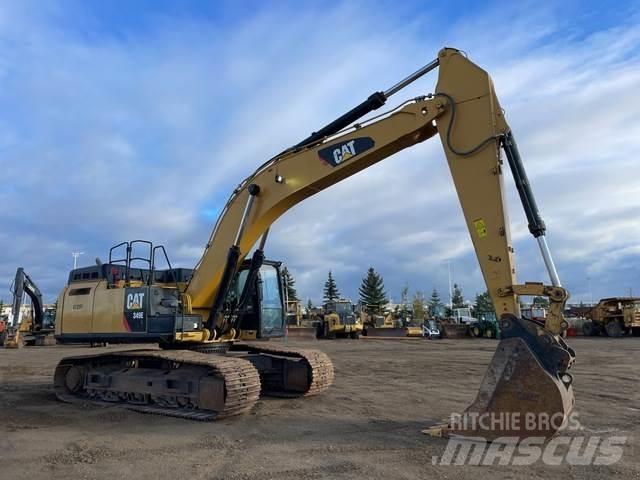 CAT 349E L حفارات زحافة