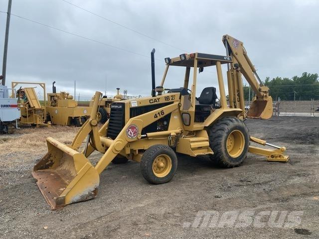 CAT 416 لوادر ذات جرافات عكسية