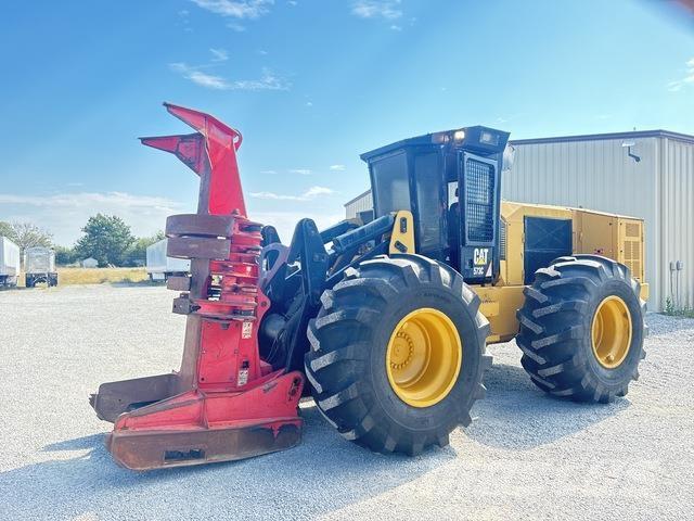 CAT 573C قاطعات وجامعات الأشجار