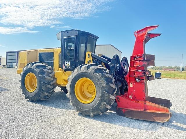 CAT 573C قاطعات وجامعات الأشجار