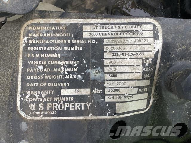 Chevrolet 2500 شاحنات خفيفة/مفصلية الجوانب
