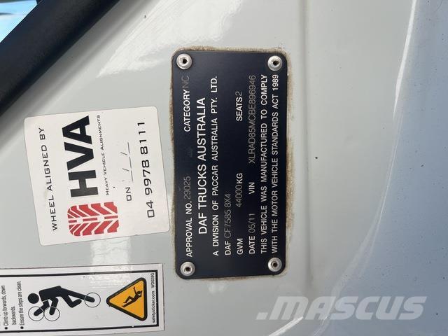 DAF CF85.460 شاحنات مزدوجة / خلخلة