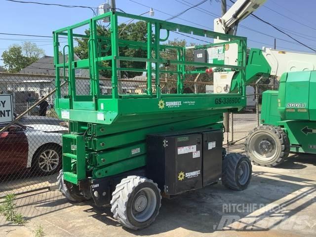 Genie GS3369DC رافعات مقصية الشكل