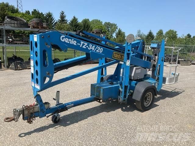 Genie TZ-34 المنصات الهوائية المثبتة على مقطورة