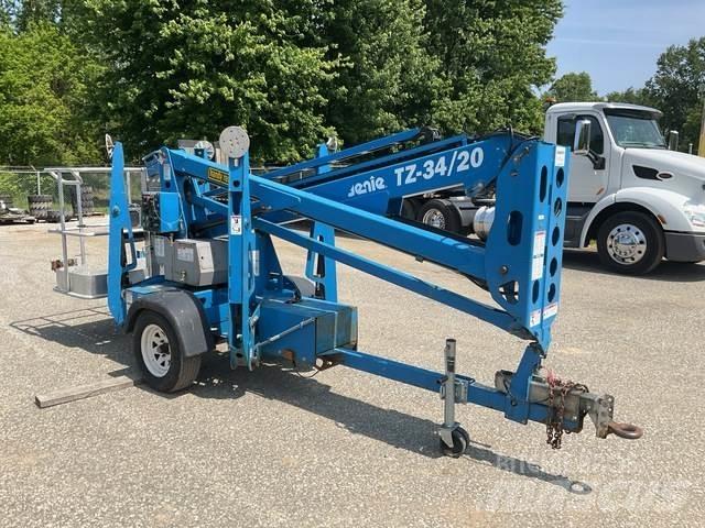 Genie TZ-34 المنصات الهوائية المثبتة على مقطورة