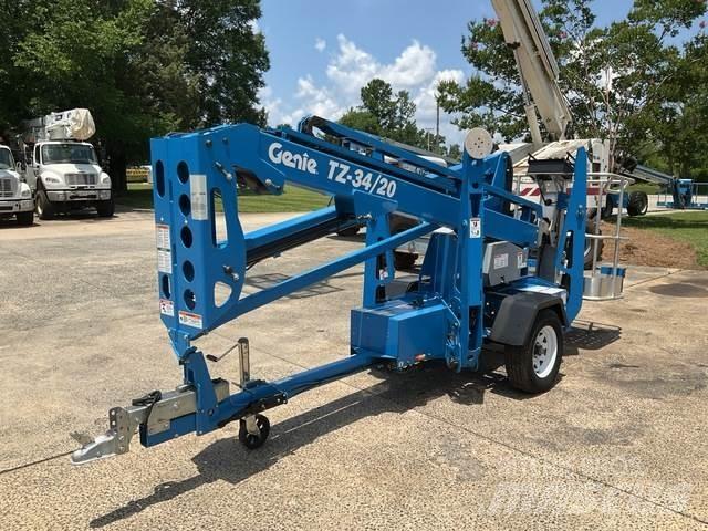 Genie TZ-34/20 المنصات الهوائية المثبتة على مقطورة