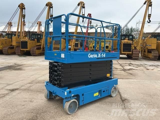 Genie X14 رافعات مقصية الشكل