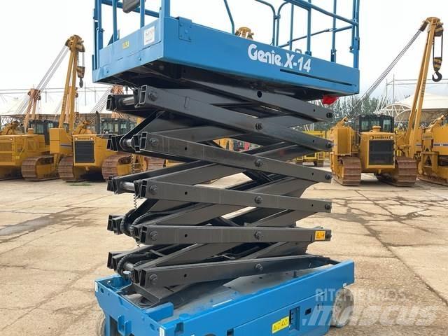 Genie X14 رافعات مقصية الشكل