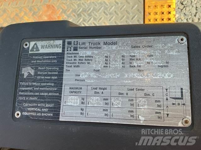 Hyster E45Z شاحنات ذات رافعات شوكية تعمل بالكهرباء