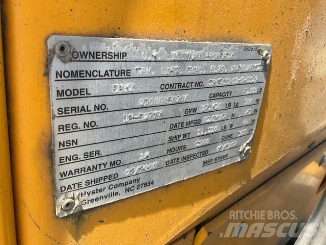 Hyster E65Z شاحنات ذات رافعات شوكية تعمل بالكهرباء