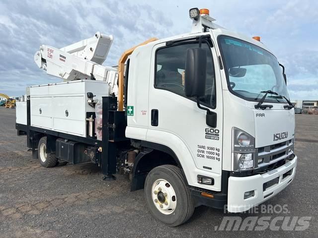 Isuzu FRR600 المنصات الهوائية المثبتة على شاحنة