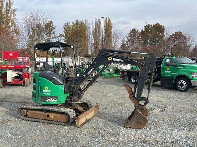 John Deere 26G حفارات زحافة