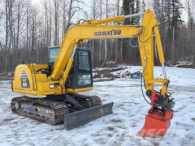 Komatsu PC60-8 حفارات زحافة