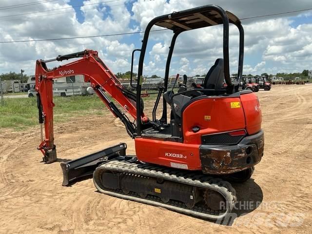 Kubota KX033-4 حفارات زحافة