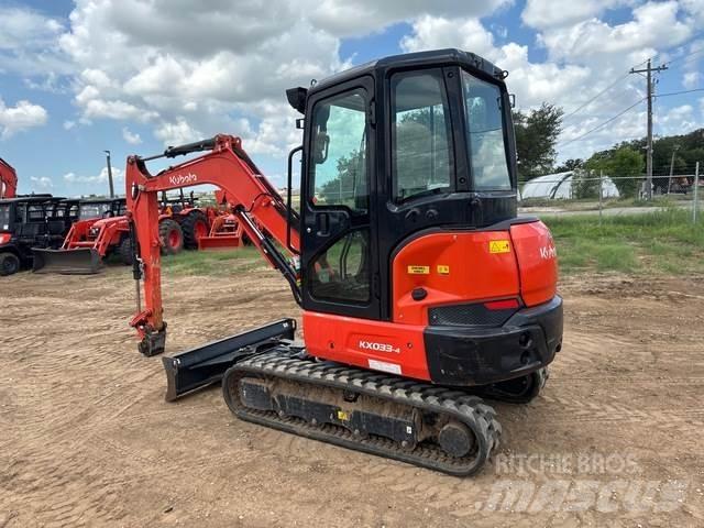 Kubota KX033-4 حفارات زحافة