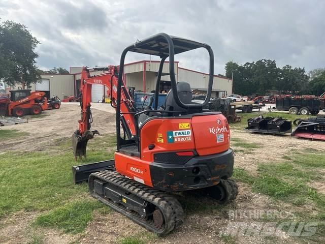 Kubota KX033-4 حفارات زحافة