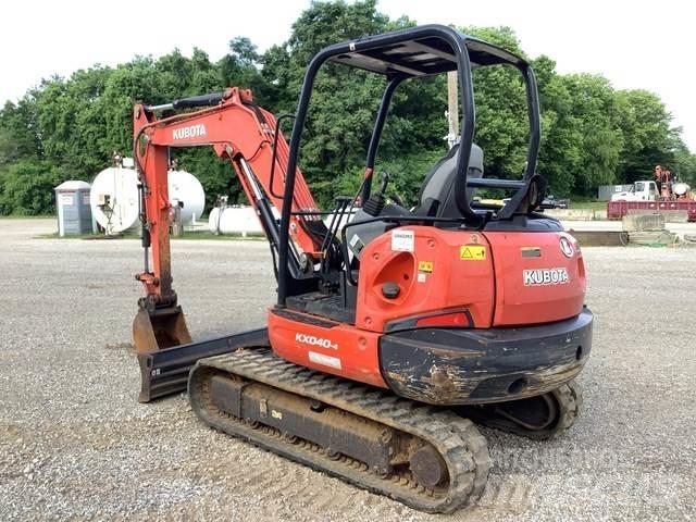 Kubota KX040-4 حفارات زحافة
