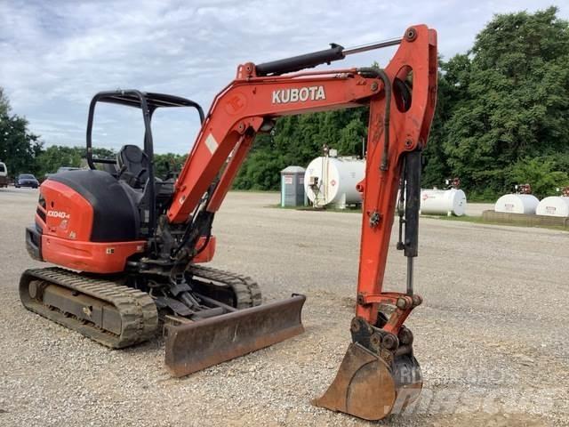 Kubota KX040-4 حفارات زحافة