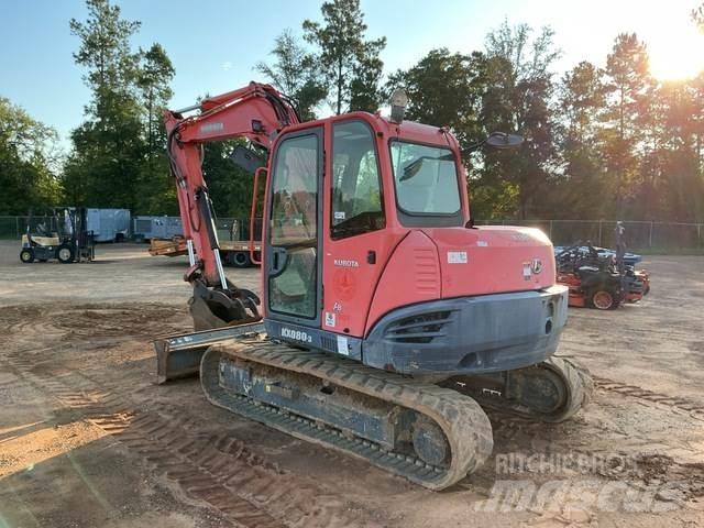 Kubota KX080-3 حفارات زحافة