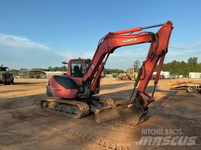 Kubota KX080-3 حفارات زحافة