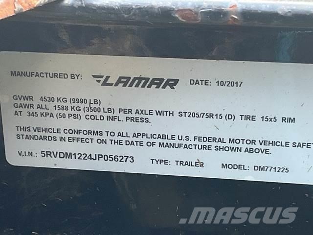 Lamar DM771225 مقطورات قلابة