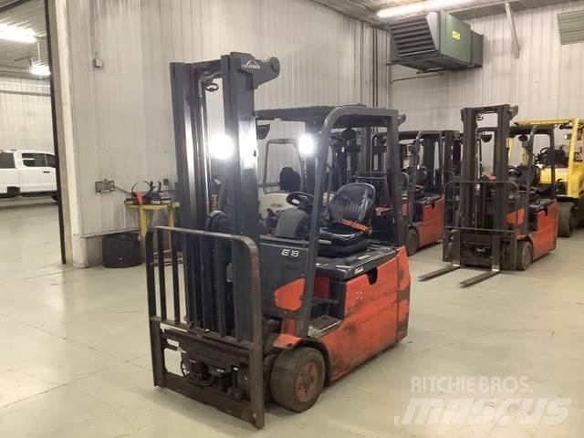 Linde E18 شاحنات ذات رافعات شوكية تعمل بالكهرباء