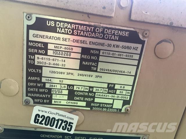  MCII MEP-805B مولدات ديزل