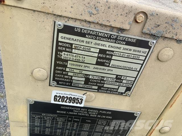  MCII MEP-805B مولدات ديزل